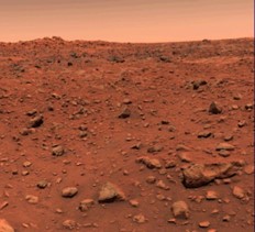 Vulcan Spring on Mars First Color Photo